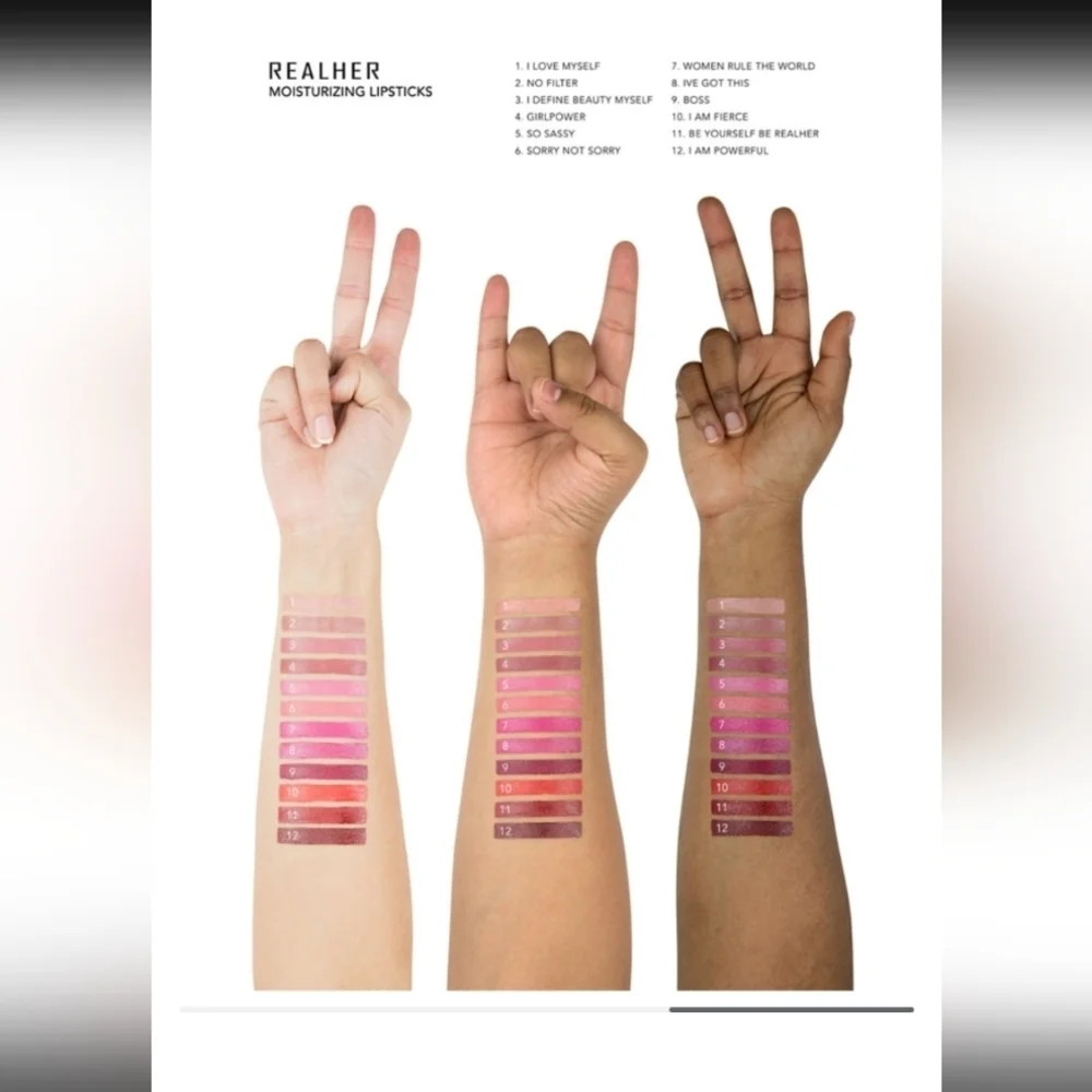 RealHer Moisturizering Lipstick I Am Fierce (New)